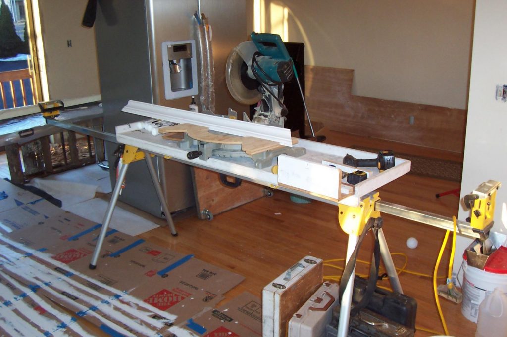Mitre saw table